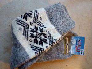 Skarpety rozgrzewające wełniane  (85%) THERMAL - rozm. 41-44 - WZ67 - prod. Nebat   