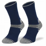 Dziecięce skarpetki trekkingowe STJ - 30% wełny merino - granatowe